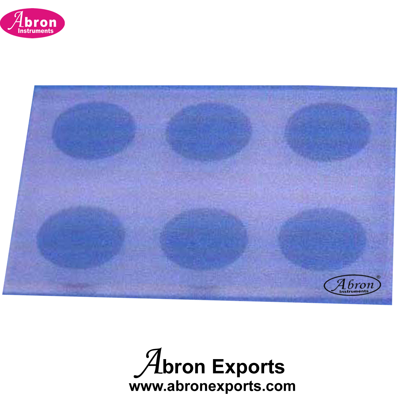 Blood Slide Testing VDRL Slide 6 Rings 10pc Abron ABM-2775V6 